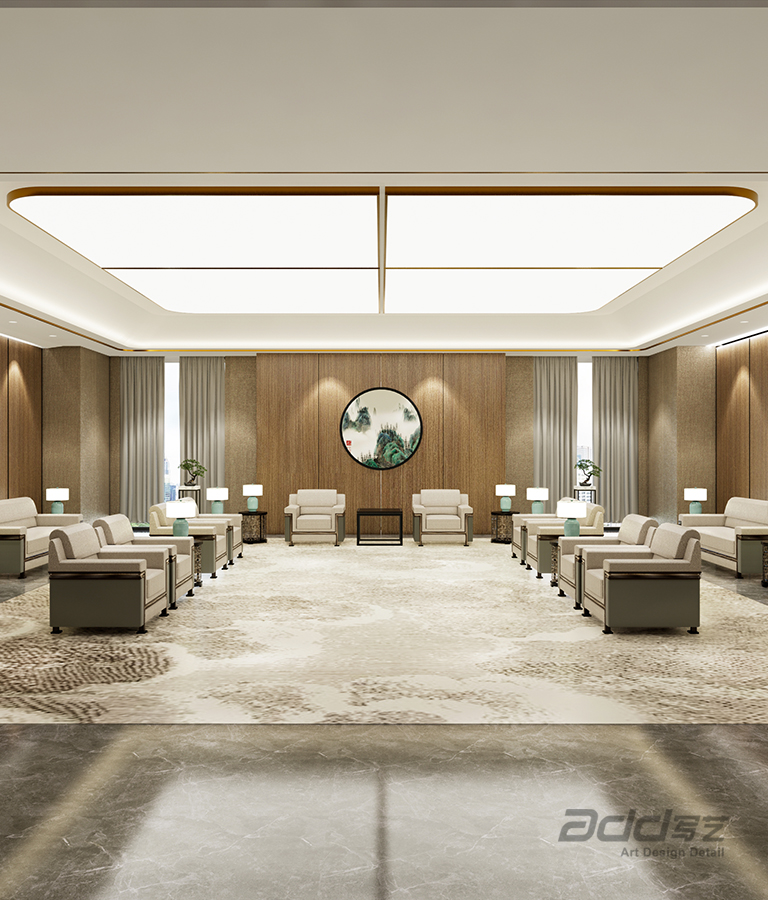 九州通(tong)醫(yī)藥辦(bàn)公(gōng)樓設(shè)計(ji)-貴賓室-pc