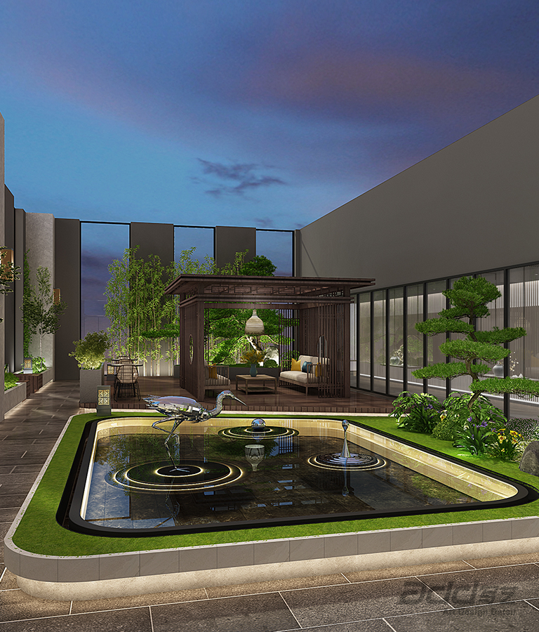 九州通(tong)醫(yī)藥辦(bàn)公(gōng)樓設(shè)計(ji)-景觀-pc