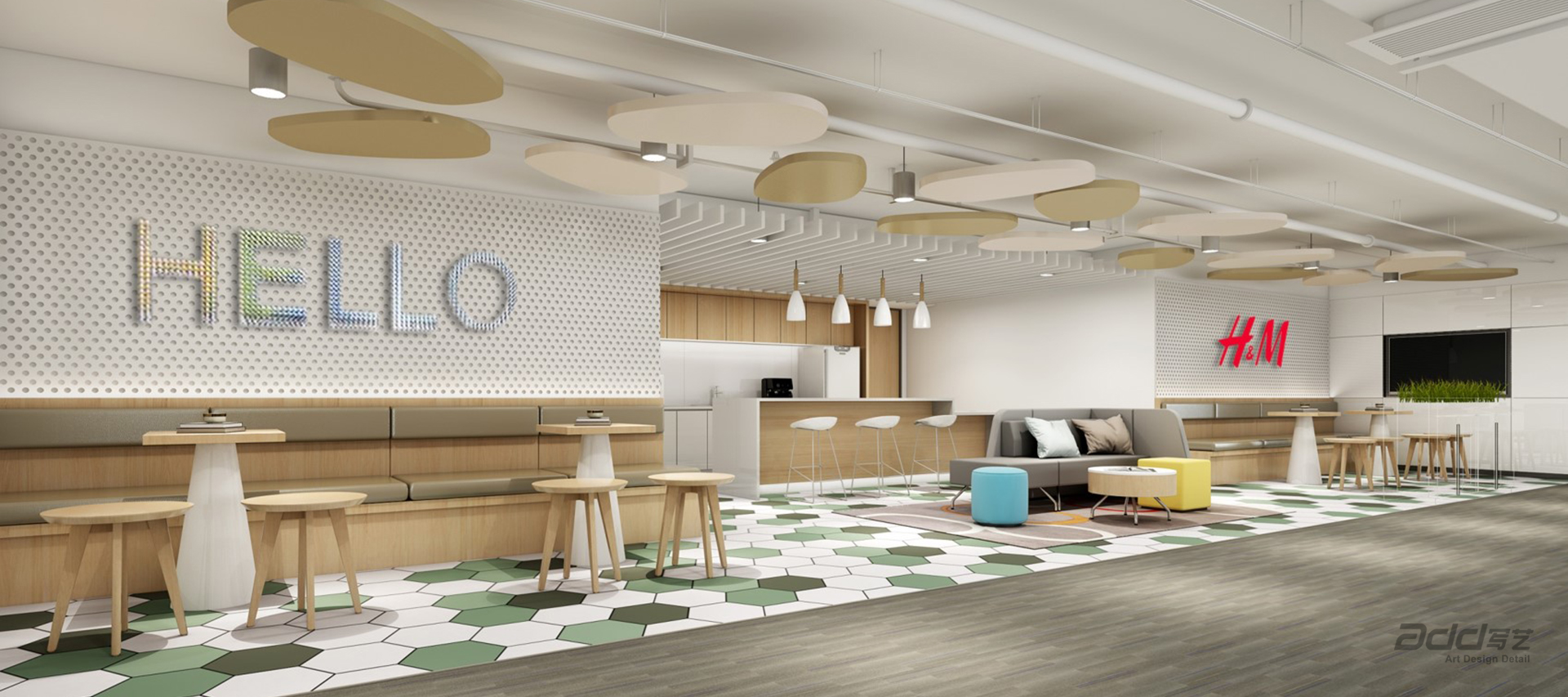 H&M辦(bàn)公(gōng)空間設(shè)計(ji) 休閑座談區(qu)-pc