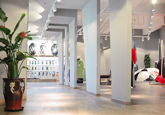 HONMA高(gao)爾夫室內(nei)裝(zhuang)修